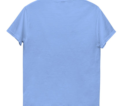 T-shirt bleu unisexe au design évoquant la flore et la faune tropicales du Brésil, inspiré des forêts luxuriantes et des éléments culturels brésiliens, parfait pour ajouter une touche exotique et festive à votre style.